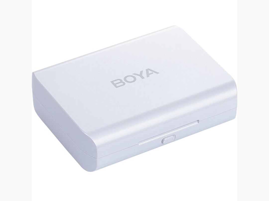BOYA BY-XM6-K2W Dual Wireless Lavalier Microphone System (White) - 2 Transmitters for DSLR, Camcorders, Smartphones BOYA BY-XM6-K2W Dual Wireless Lavalier Microphone System (White) - 2 Transmitters for DSLR, Camcorders, Smartphones